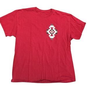 Pendleton Adult Size Large Red T Shirt with Front and Back Logos